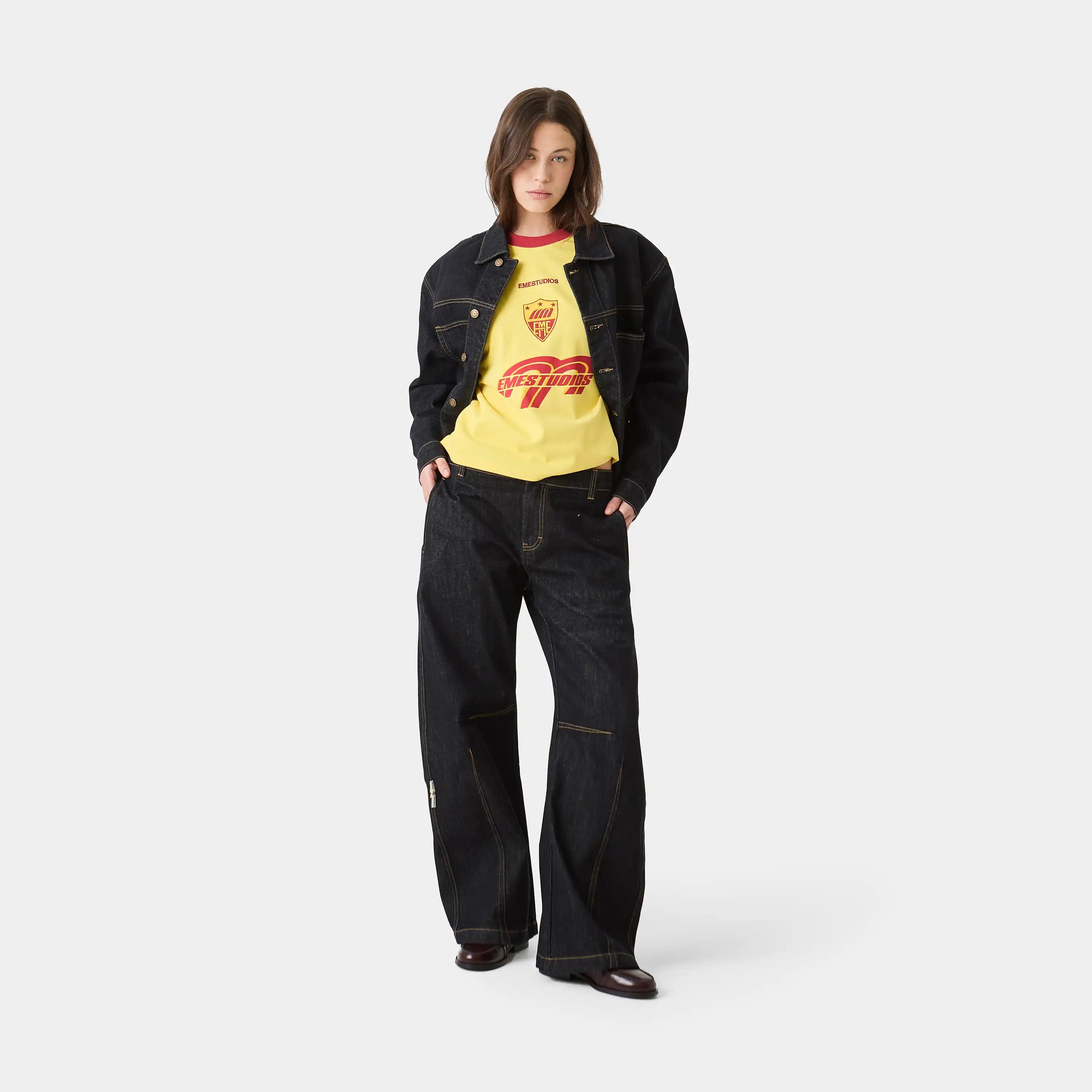 Ledger Raw Denim Pants Pants Eme Studios