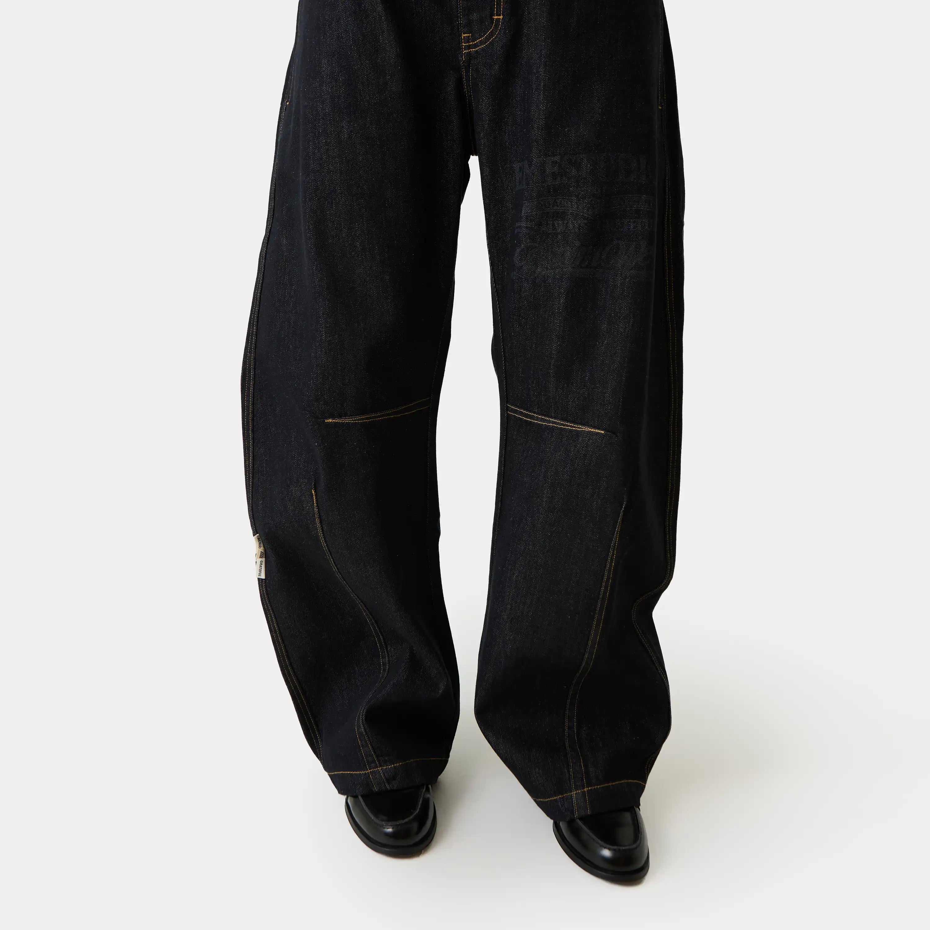 Ledger Raw Denim Pants Pants Eme Studios