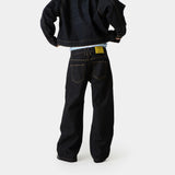 Ledger Raw Denim Pants Pants Eme Studios