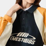 Tipton Tangerine Polo Crewneck Sweatshirts Eme Studios