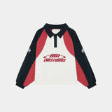 Tipton Navy Polo Crewneck Sweatshirts Eme Studios