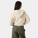 Zoe Off Sand Zipper Knit Woman Knitwear Eme Studios