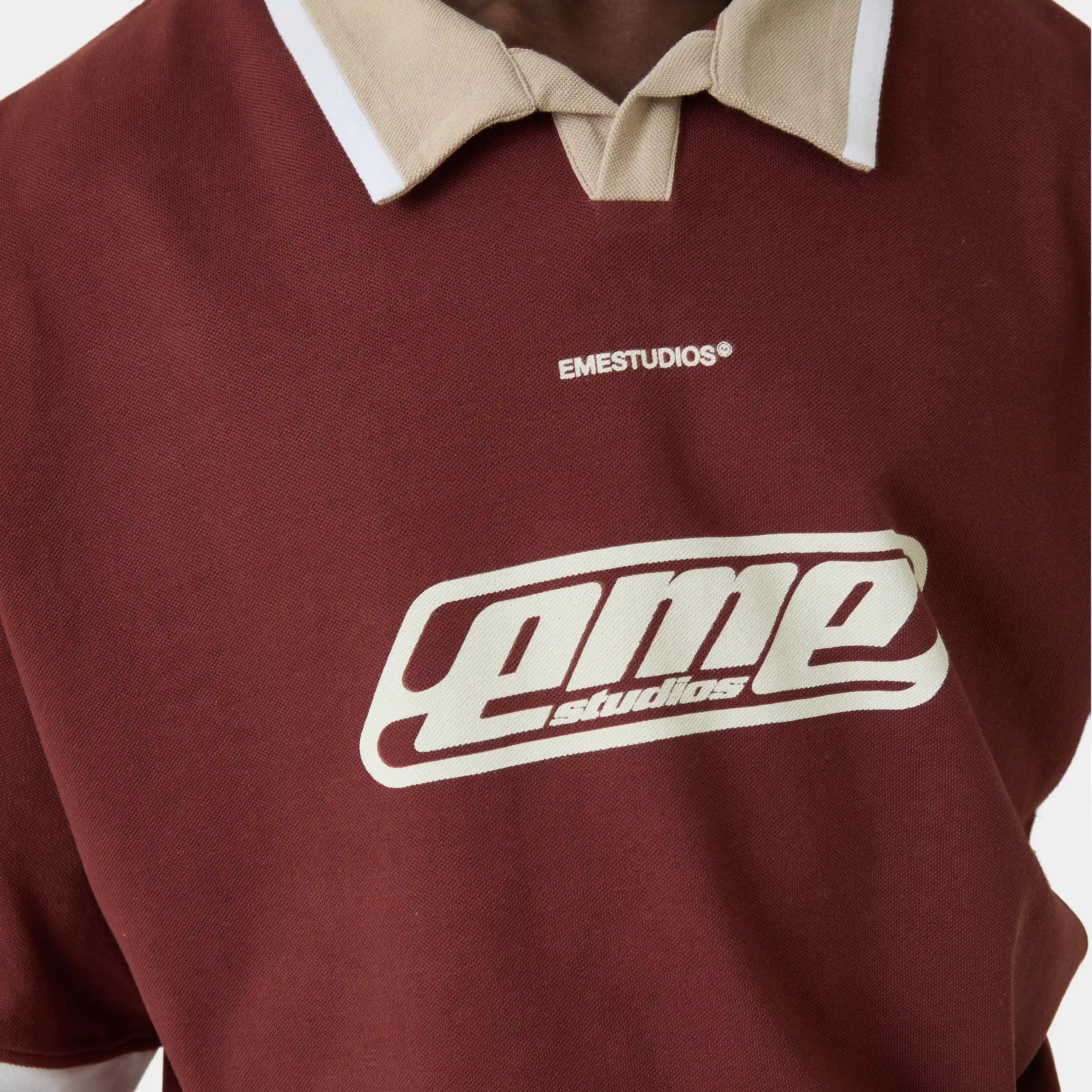 DKT Brown Short Polo T-shirts Eme Studios