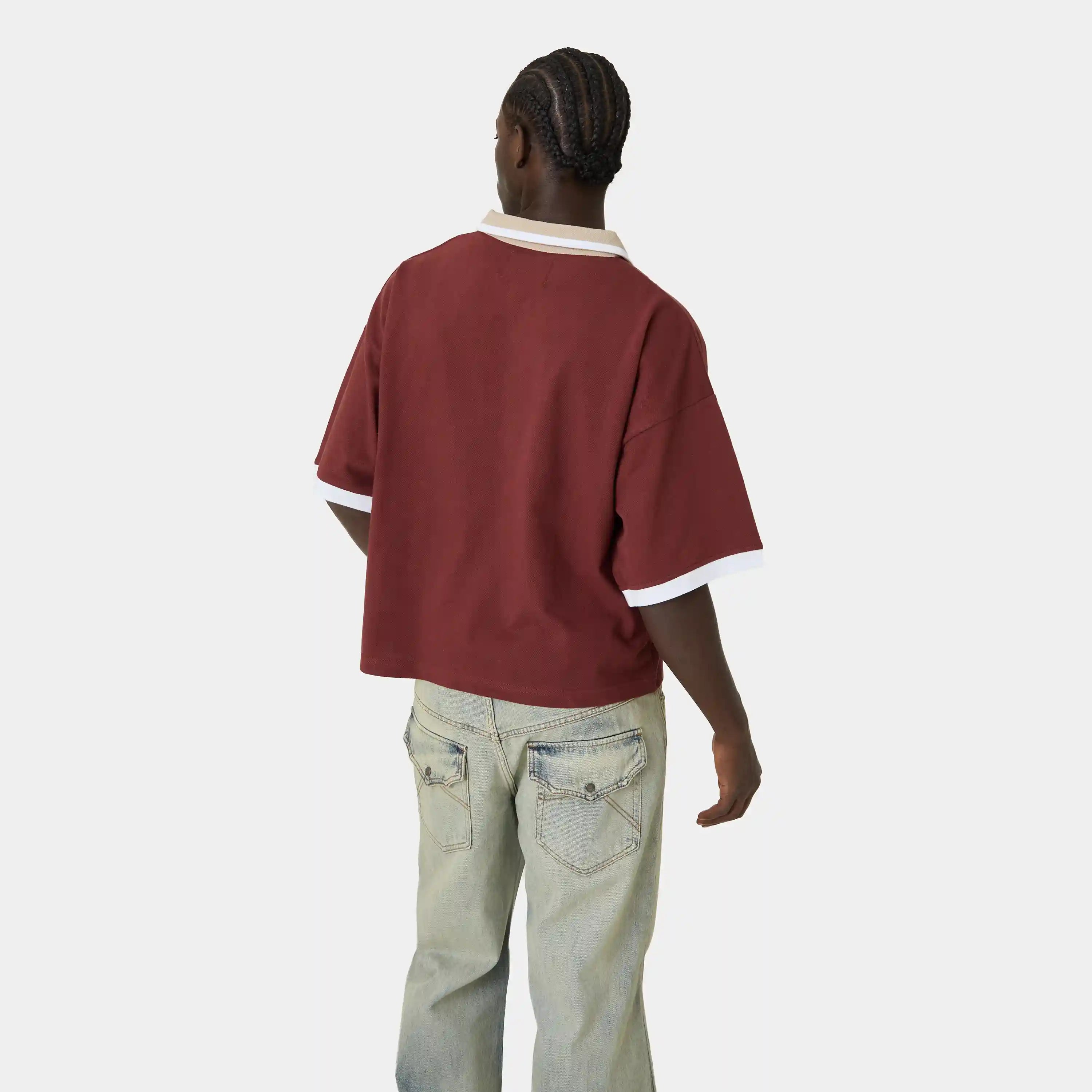 DKT Brown Short Polo T-shirts Eme Studios