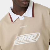 DKT Taupe Short Polo T-shirts Eme Studios