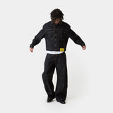 Ledger Raw Denim Jacket Outerwear Eme Studios