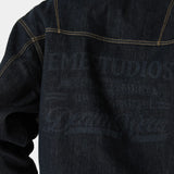 Ledger Raw Denim Jacket Outerwear Eme Studios