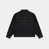 Ledger Raw Denim Jacket Outerwear Eme Studios