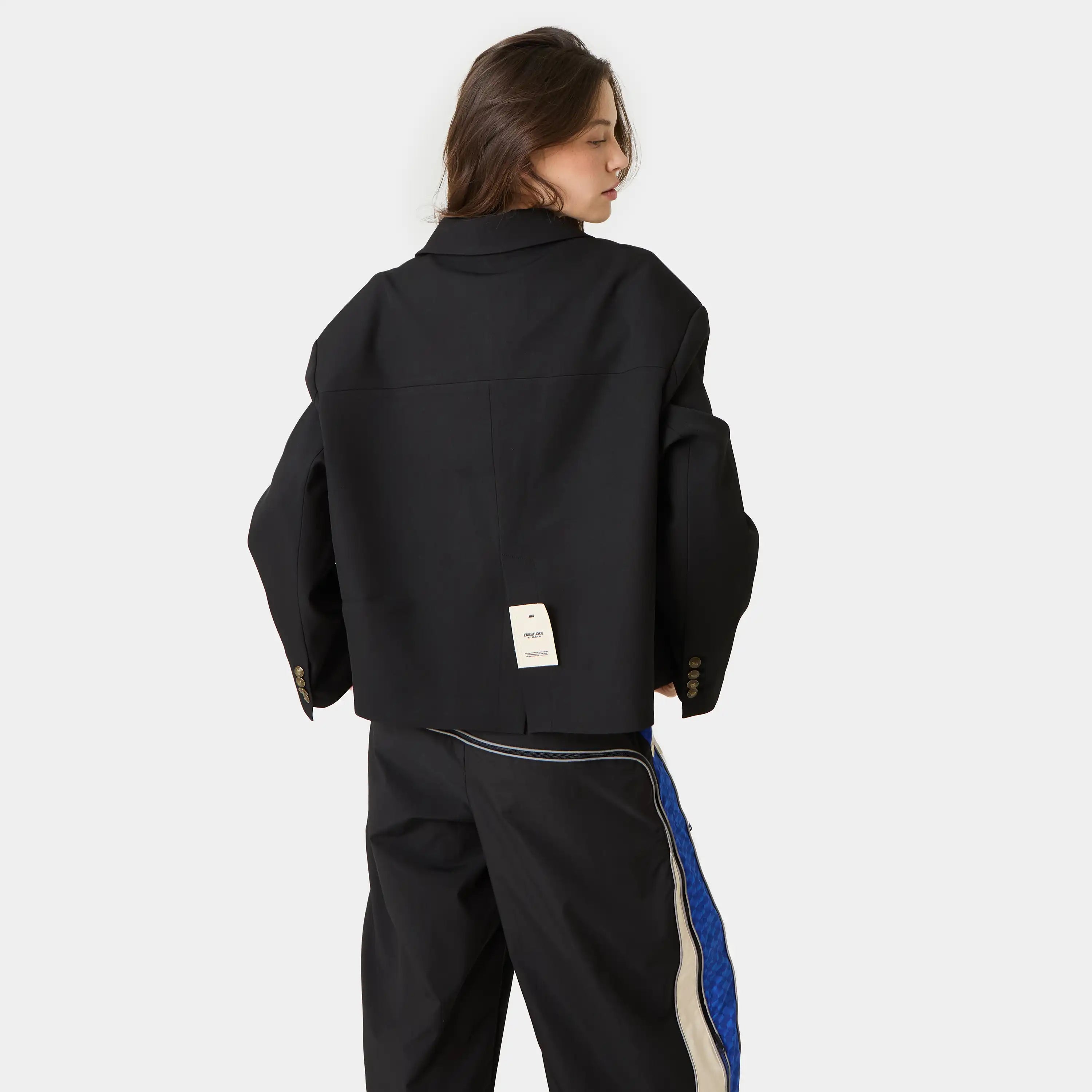 Budgeto Black Blazer Outerwear Eme Studios