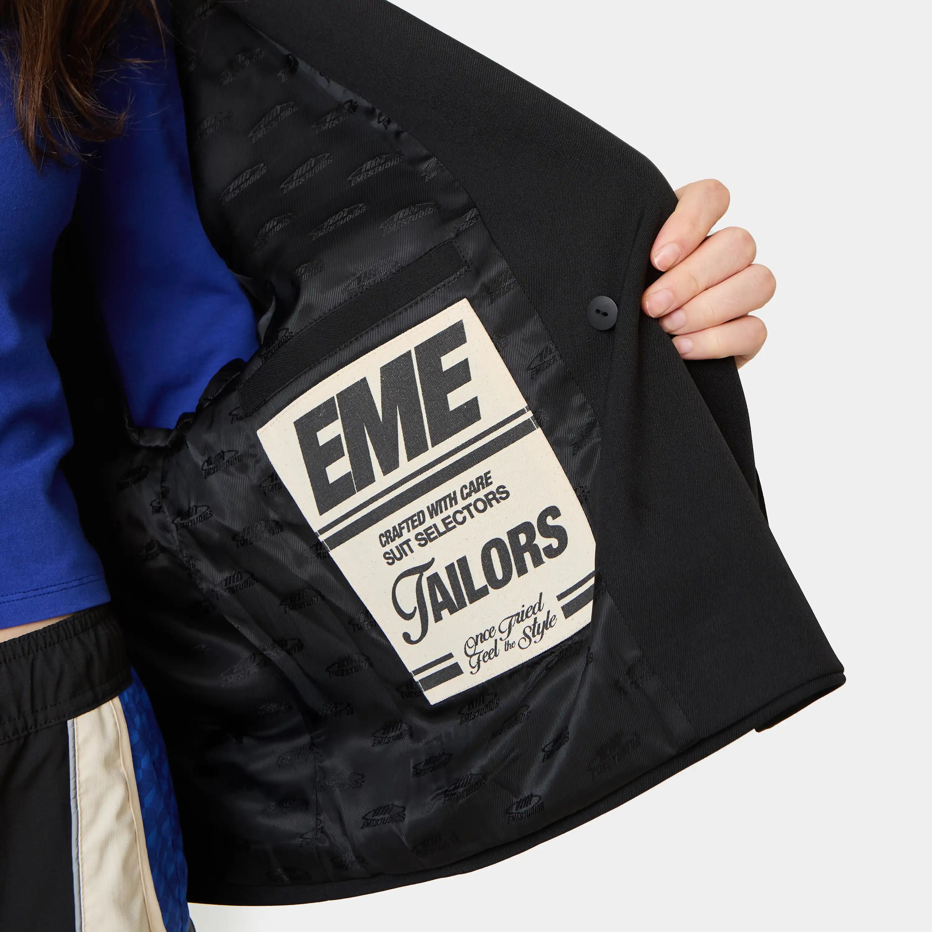 Budgeto Black Blazer Outerwear Eme Studios