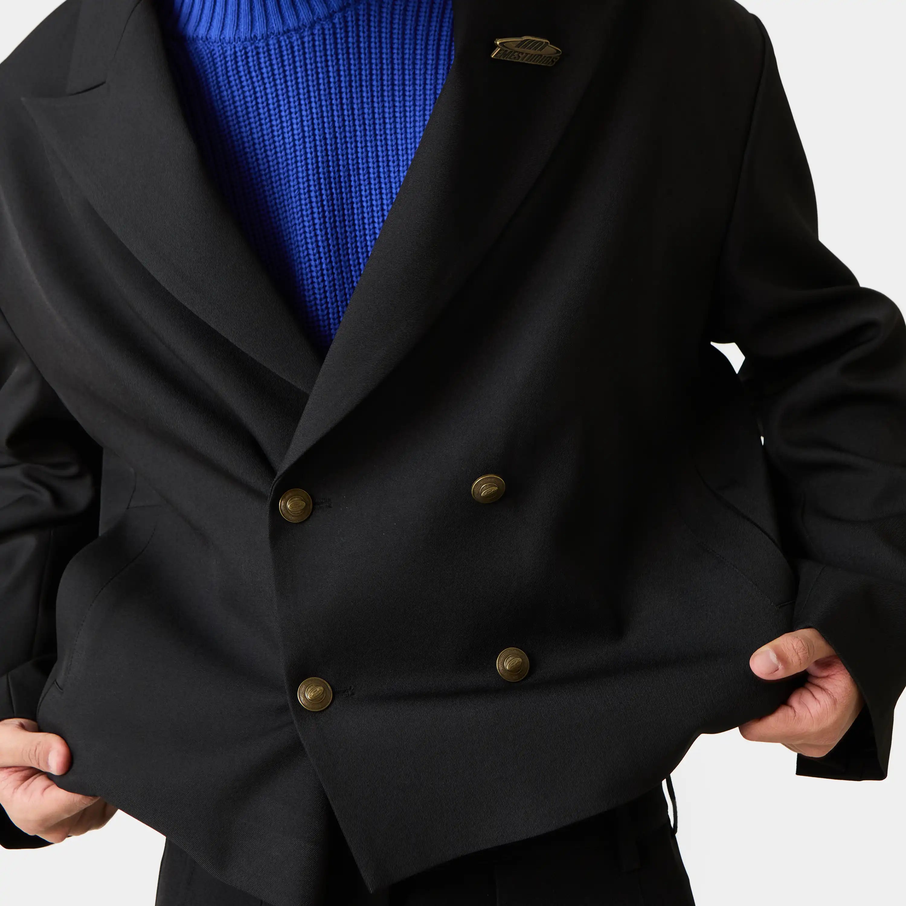 Budgeto Black Blazer Outerwear Eme Studios