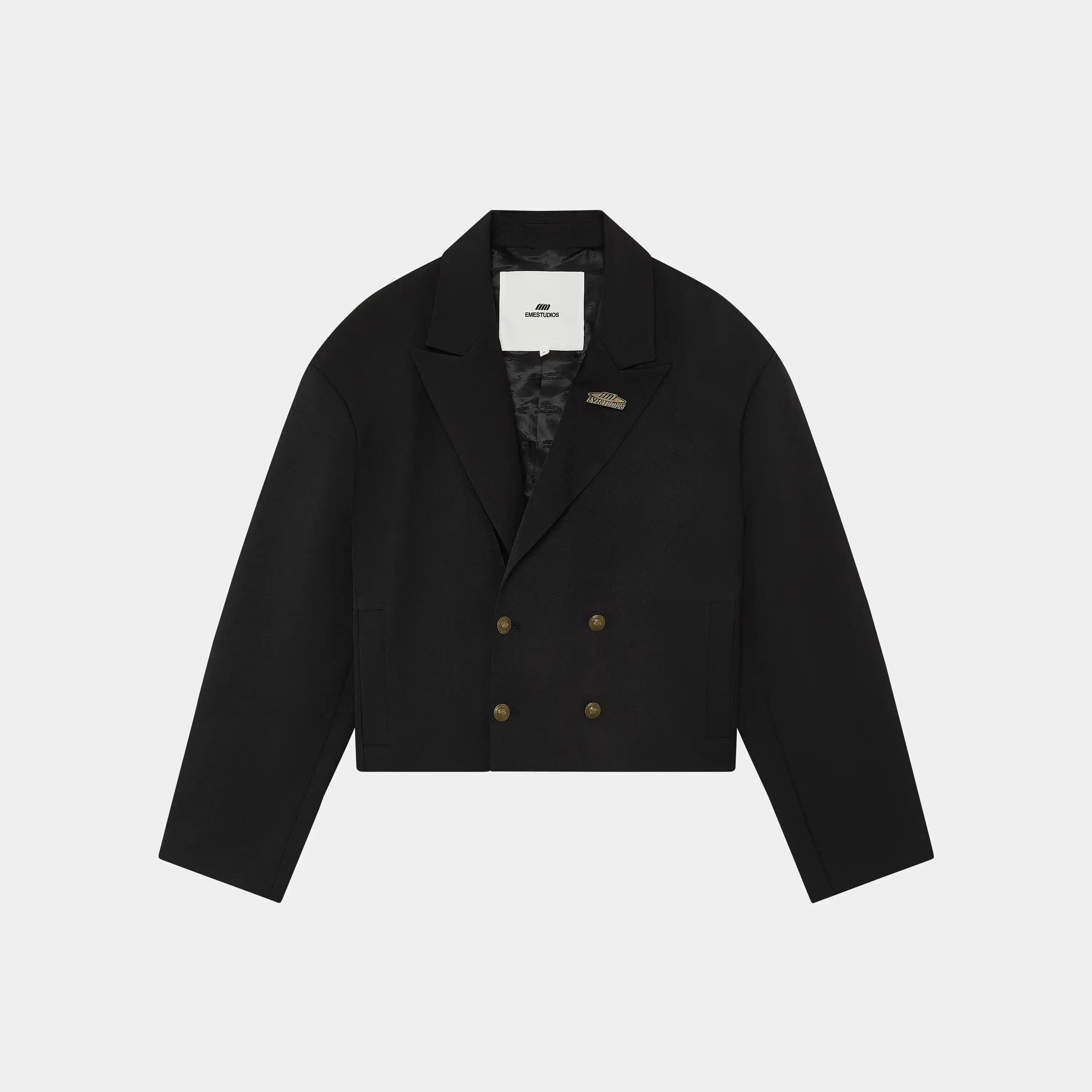 Budgeto Black Blazer Outerwear Eme Studios