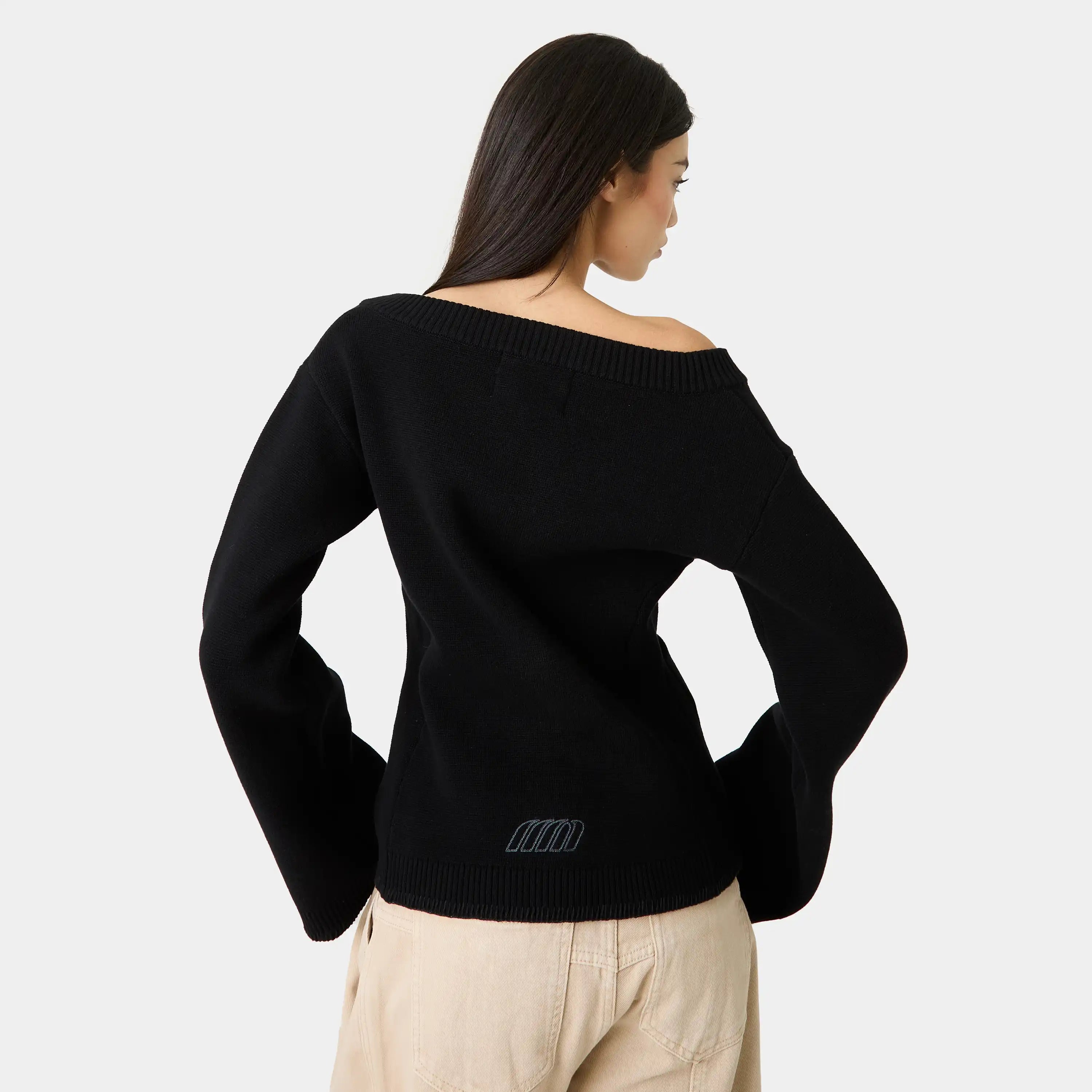 Onyx Shadow Cardigan Woman Knitwear Eme Studios