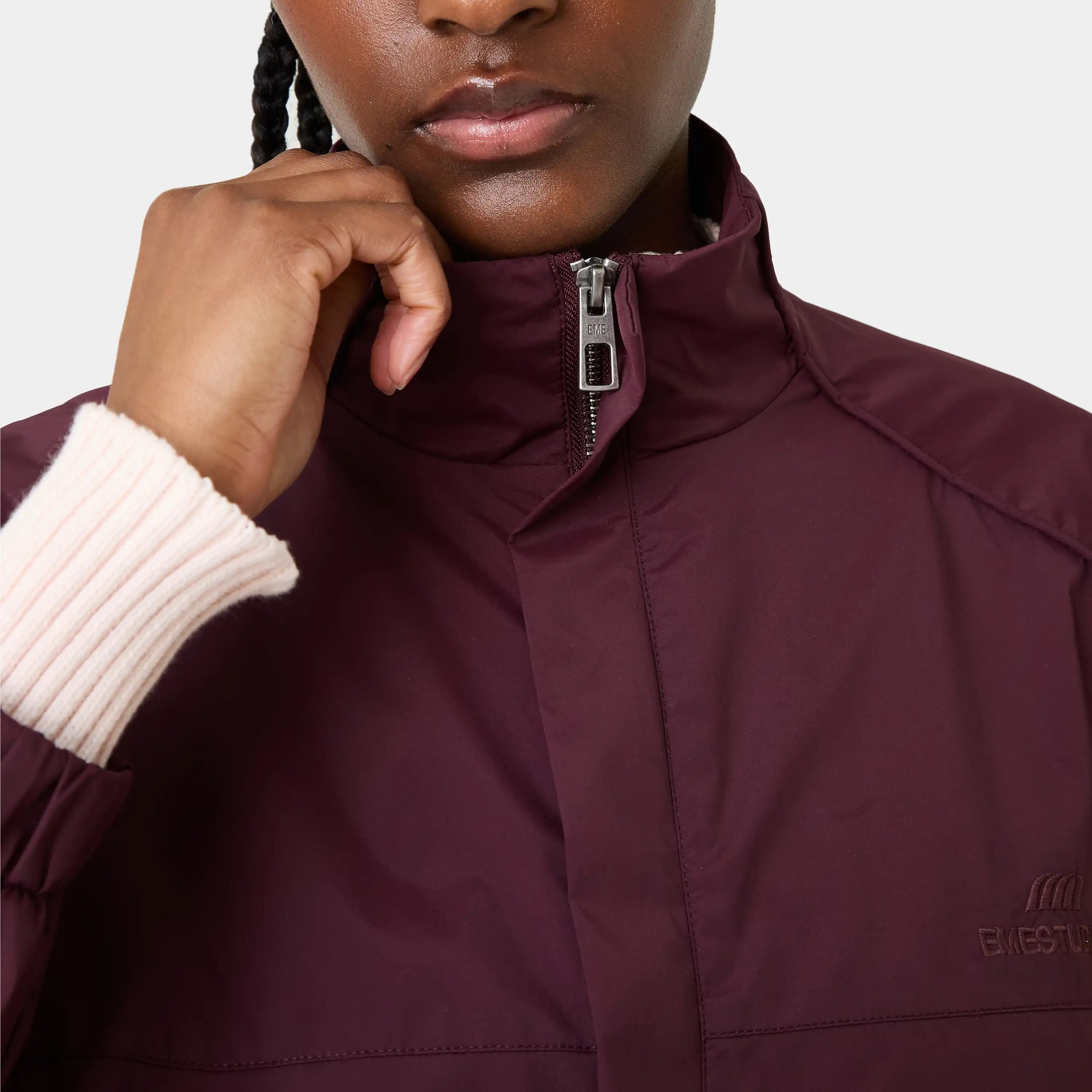 Turb Burgundy Set Jacket Woman Outerwear Eme Studios