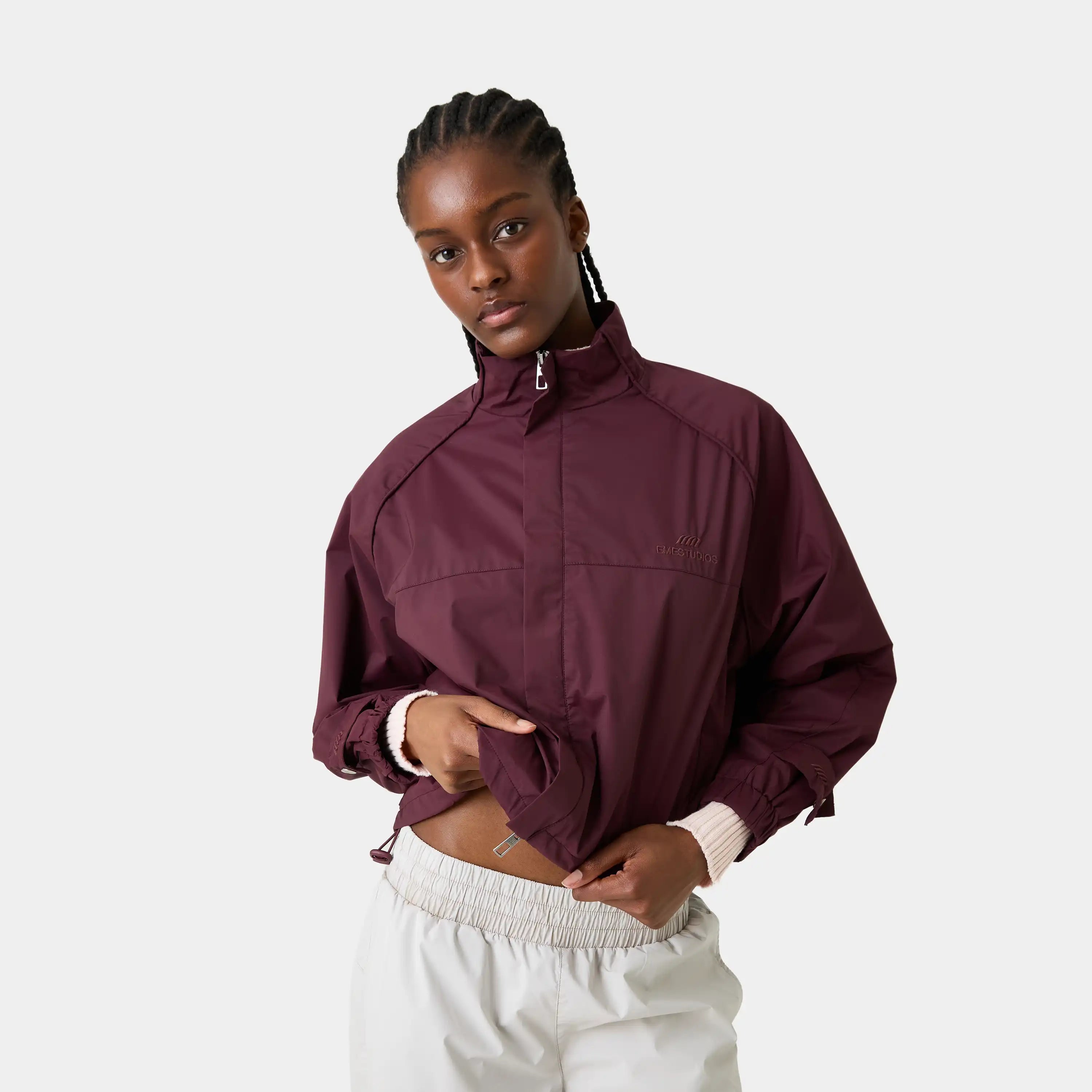 Turb Burgundy Set Jacket Woman Outerwear Eme Studios