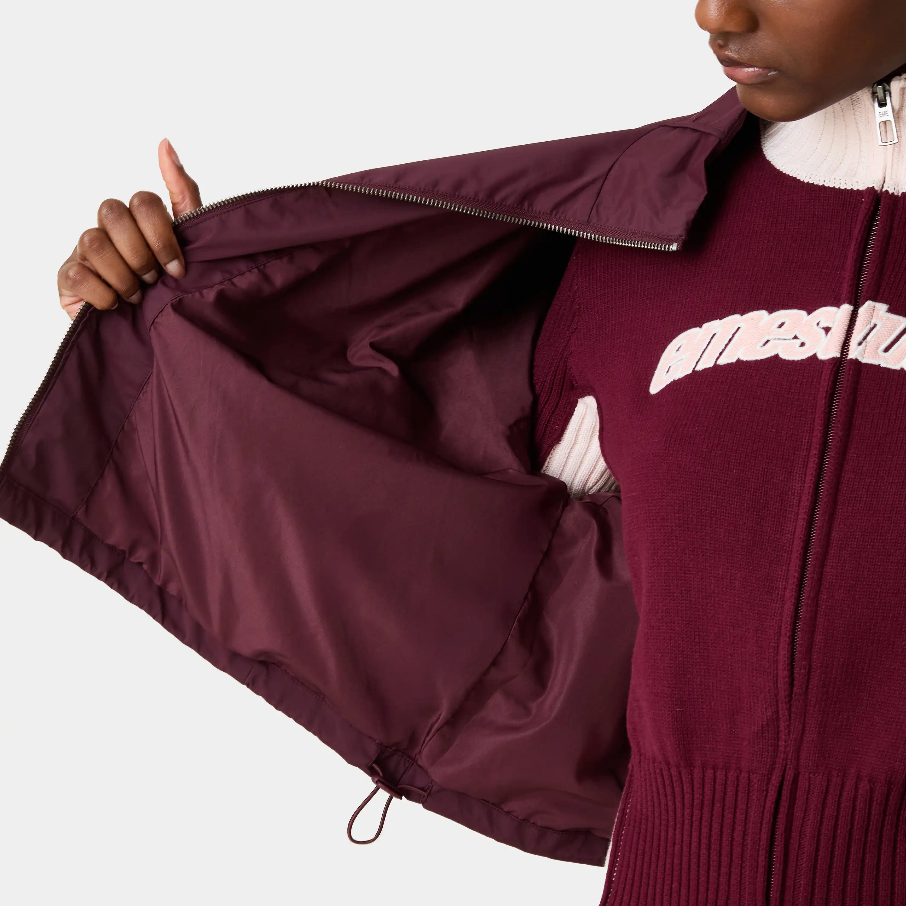 Turb Burgundy Set Jacket Woman Outerwear Eme Studios