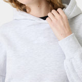 Cinam Heather Grey Oversized Hoodie Woman Hoodies Eme Studios