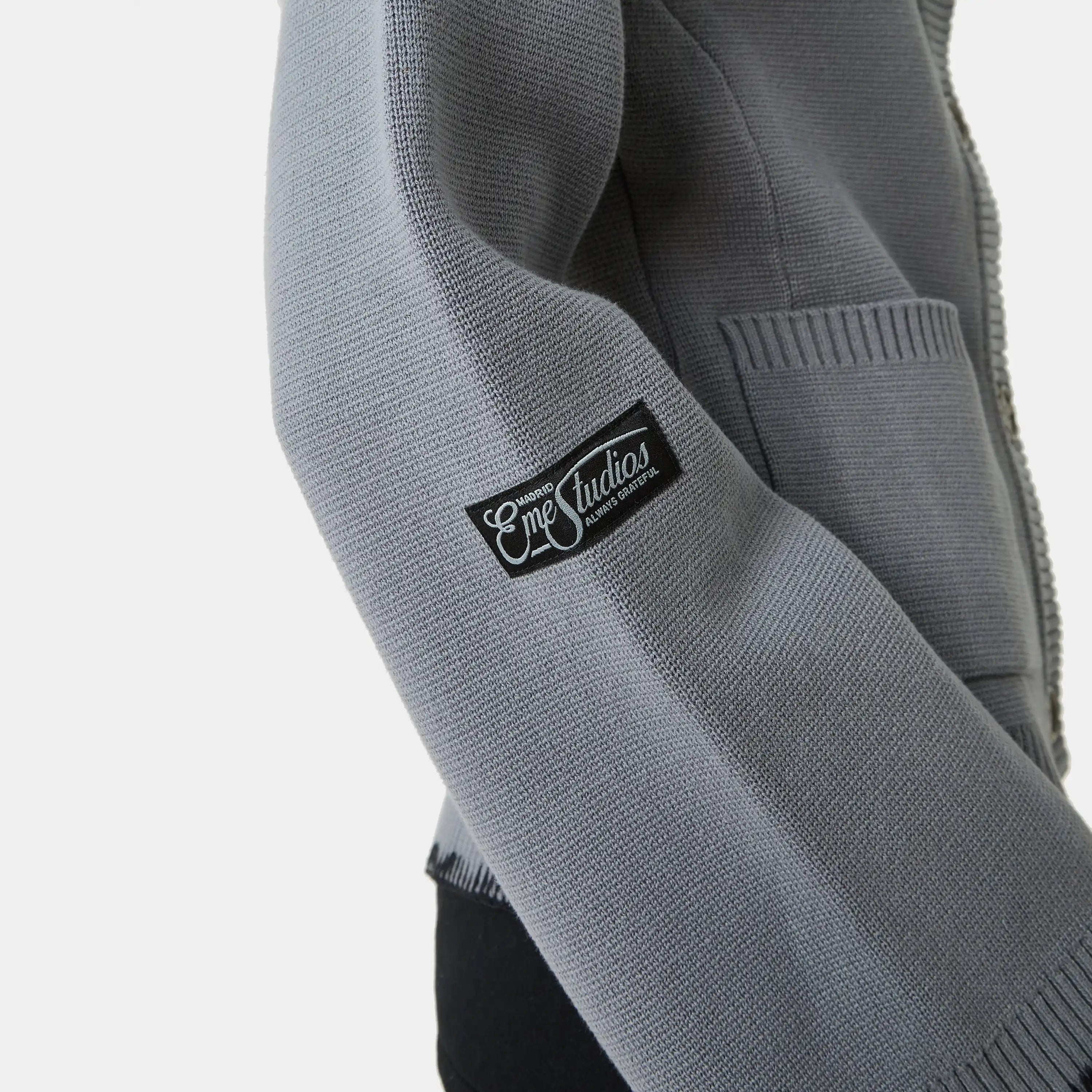 Onyx Grey Cardigan Woman Knitwear Eme Studios