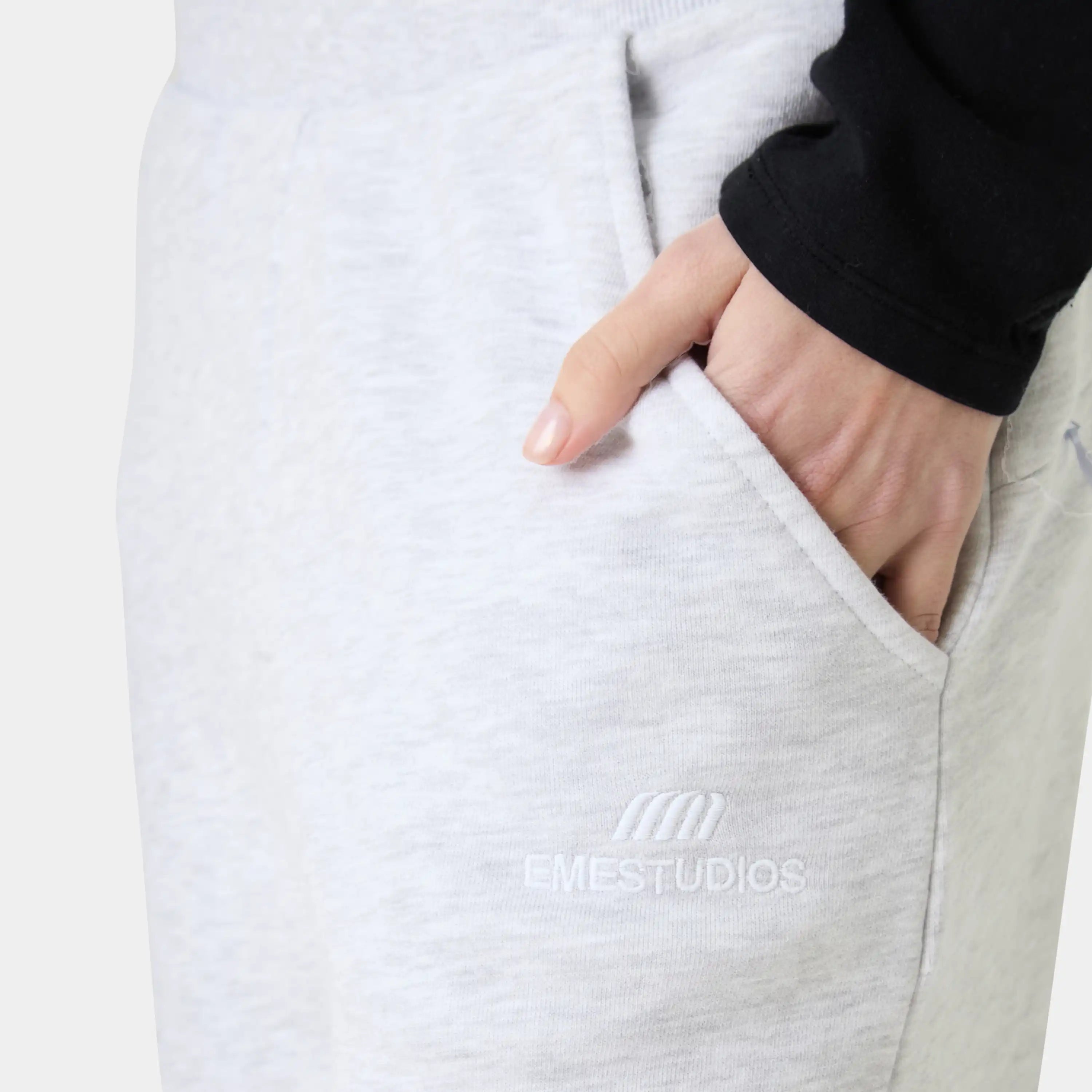Cinam Heather Grey Sweatpants Woman Pants Eme Studios