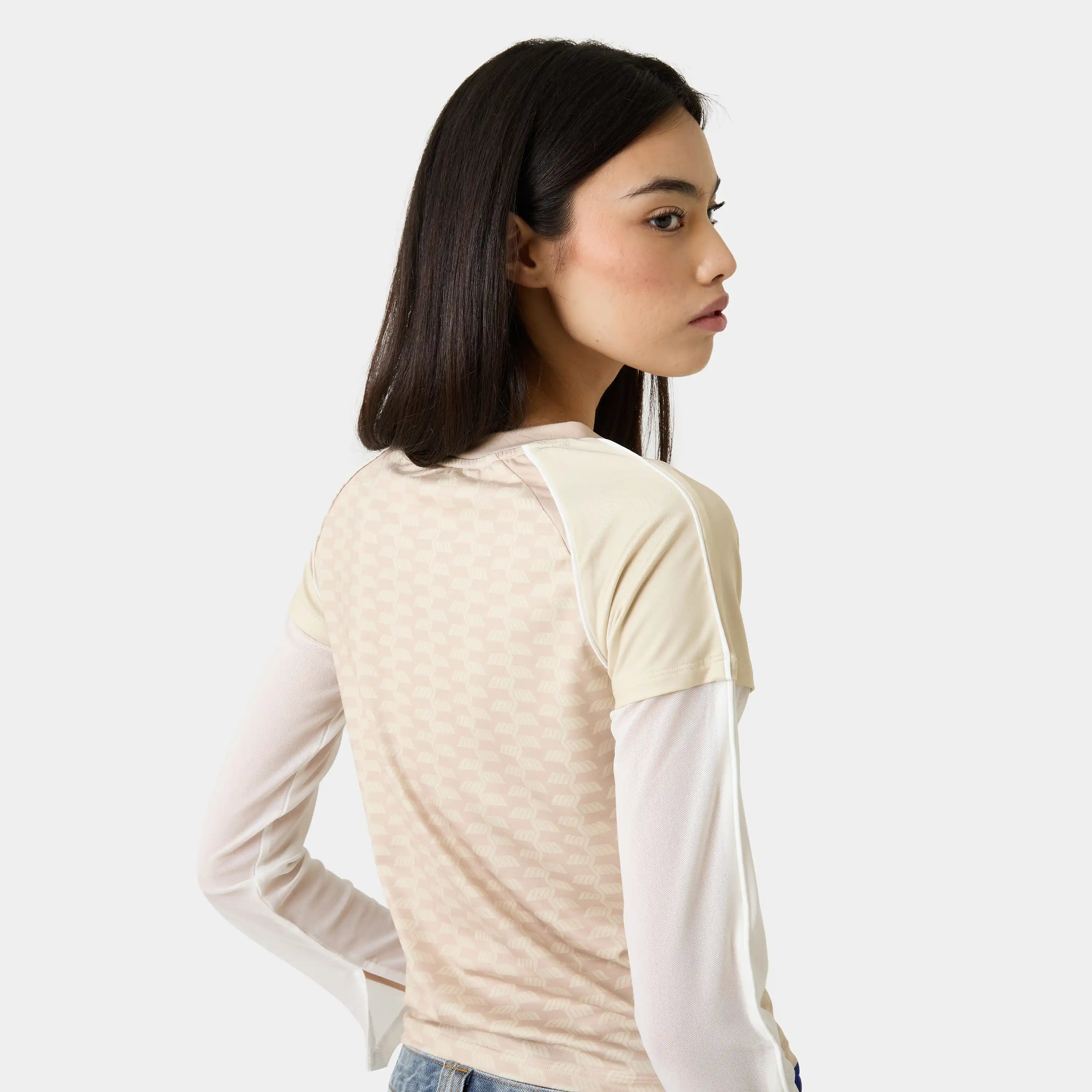 Siri Off Sand Long Sleeve Woman T-Shirts Eme Studios