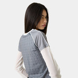 Siri Grey Long Sleeve Woman T-Shirts Eme Studios