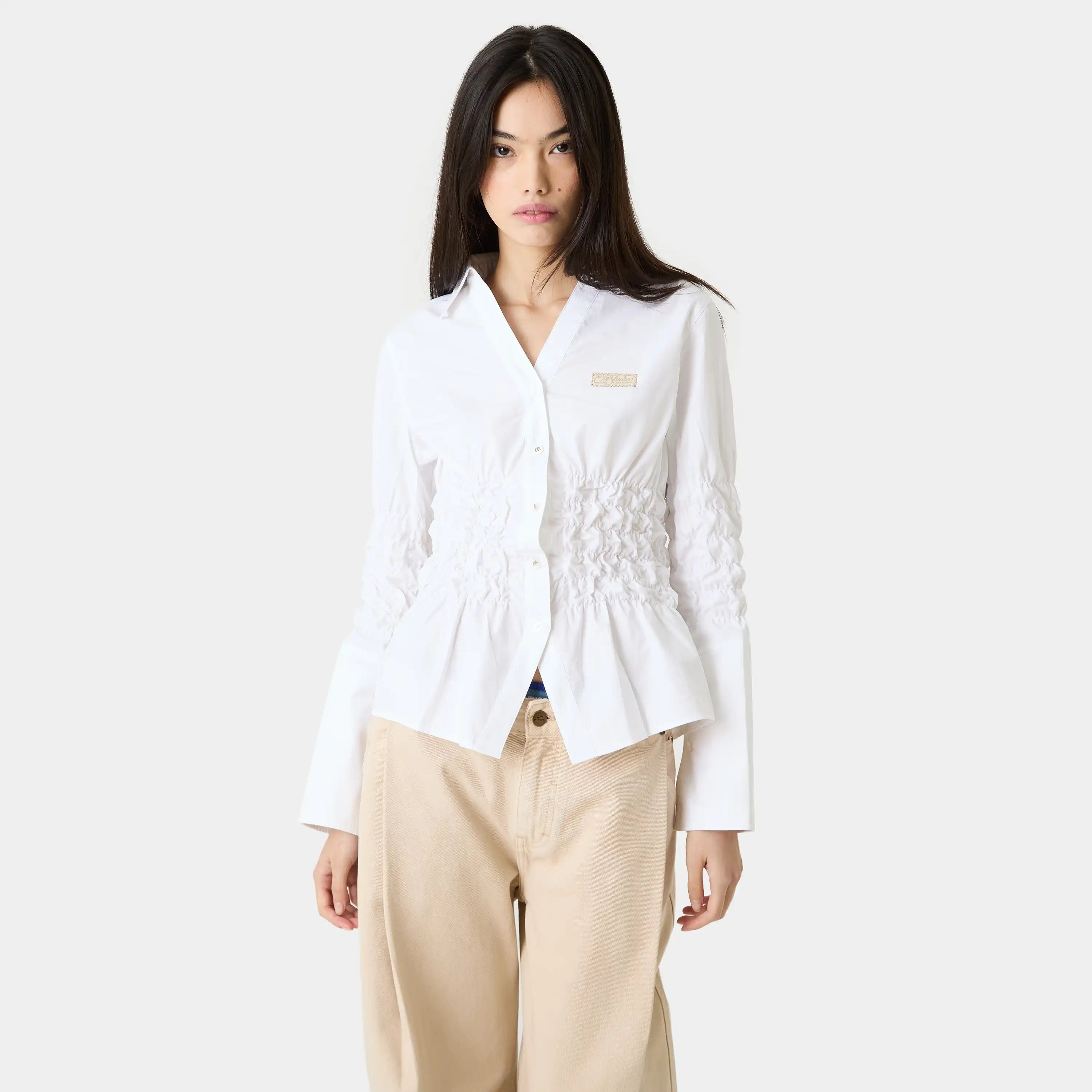 Cami White Shirt Woman Shirts Eme Studios