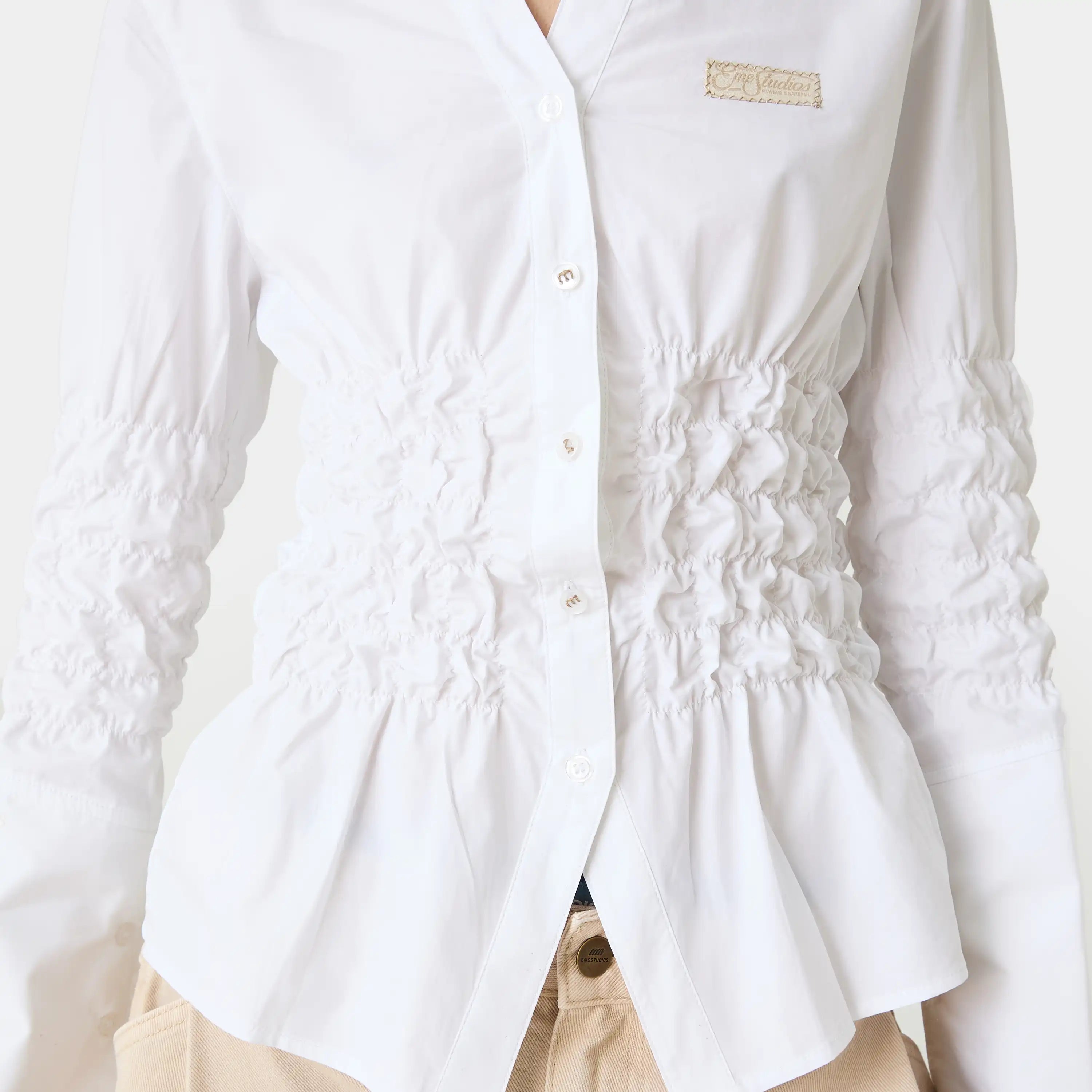 Cami White Shirt Woman Shirts Eme Studios