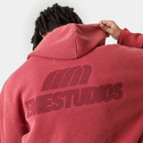 Waffle Marsala Croped Boxy Full Zip Hoodies Eme Studios