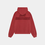 Waffle Marsala Croped Boxy Full Zip Hoodies Eme Studios
