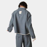 Orbit Slate Grey Blazer Outerwear Eme Studios