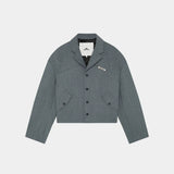 Orbit Slate Grey Blazer Outerwear Eme Studios