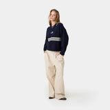 Pivot Navy Knit Polo Knitwear Eme Studios