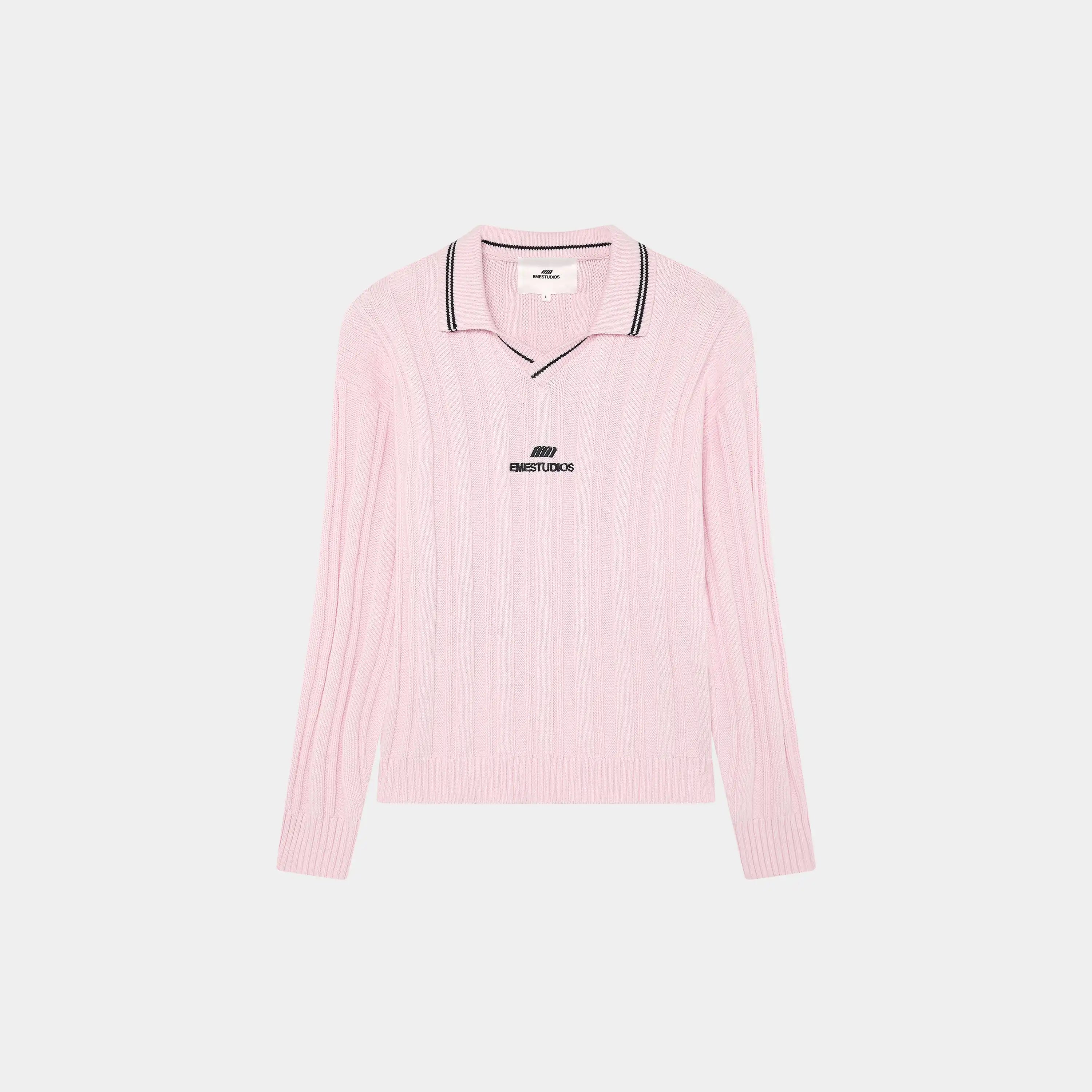 Pivot Cotton Candy Knit Polo Knitwear Eme Studios