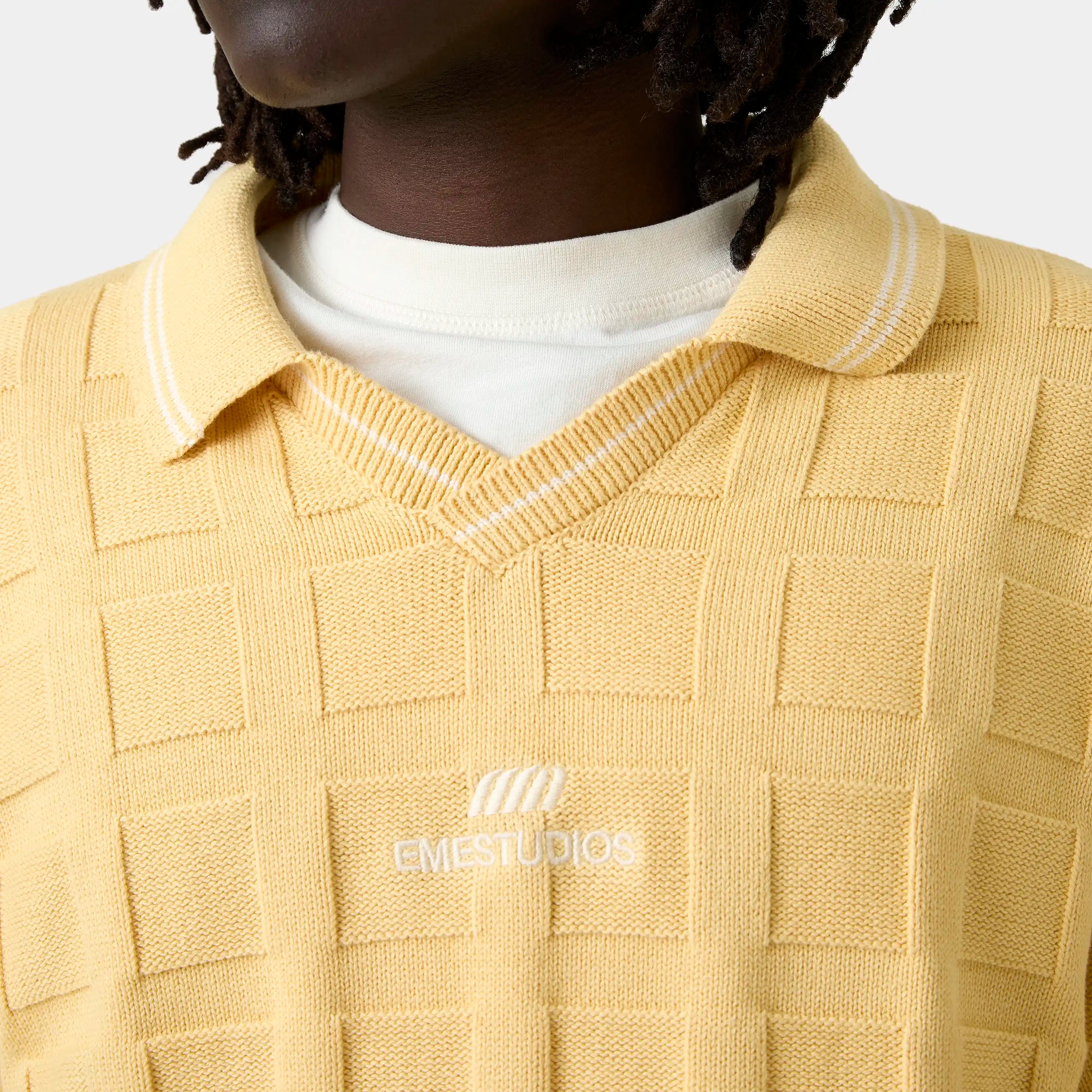 Pivot Lise Knit Polo Knitwear Eme Studios
