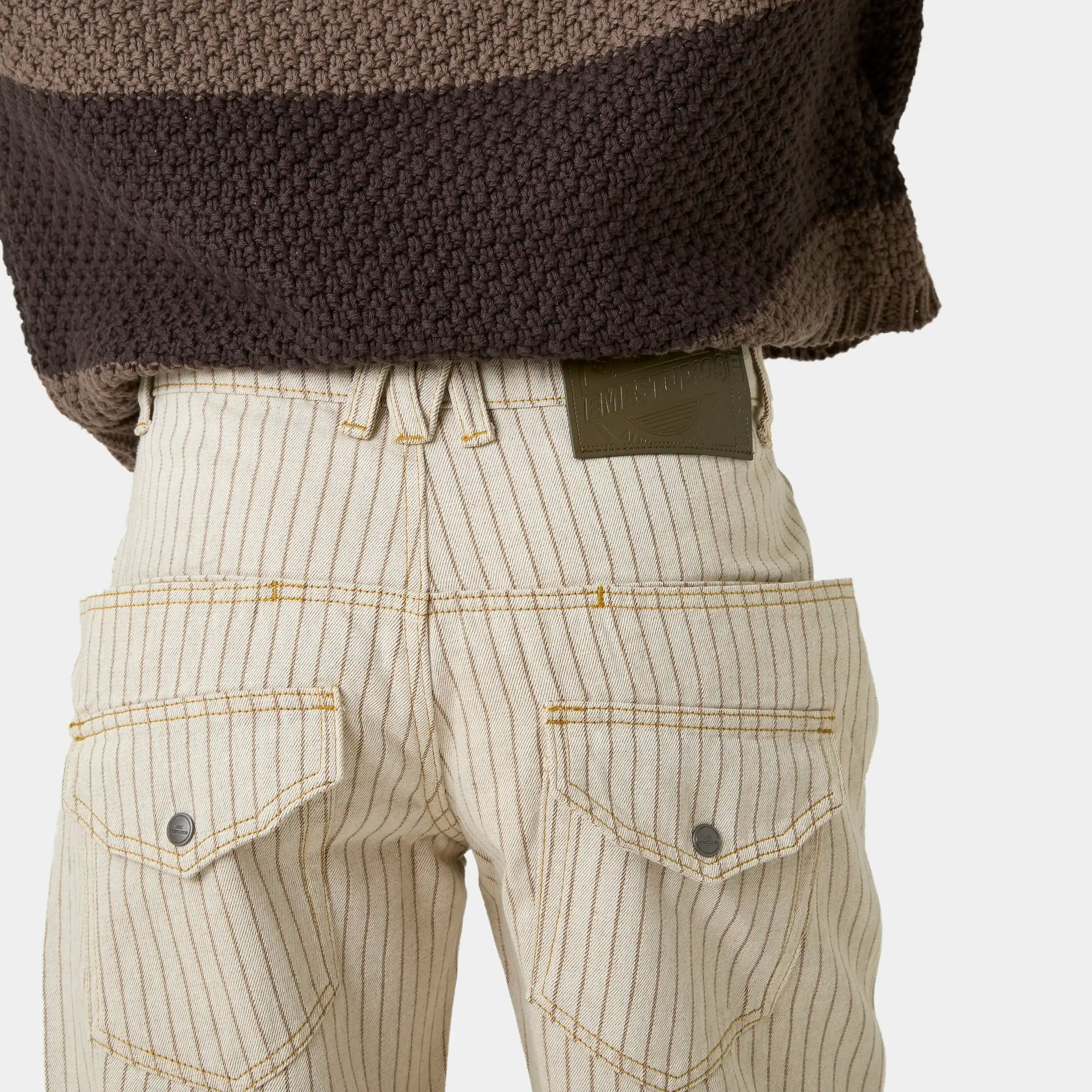 Trip Off Sand Denim Pants Pants Eme Studios