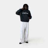 Metro Navy Oversized Hoodie Hoodies Eme Studios