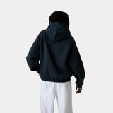 Metro Navy Oversized Hoodie Hoodies Eme Studios