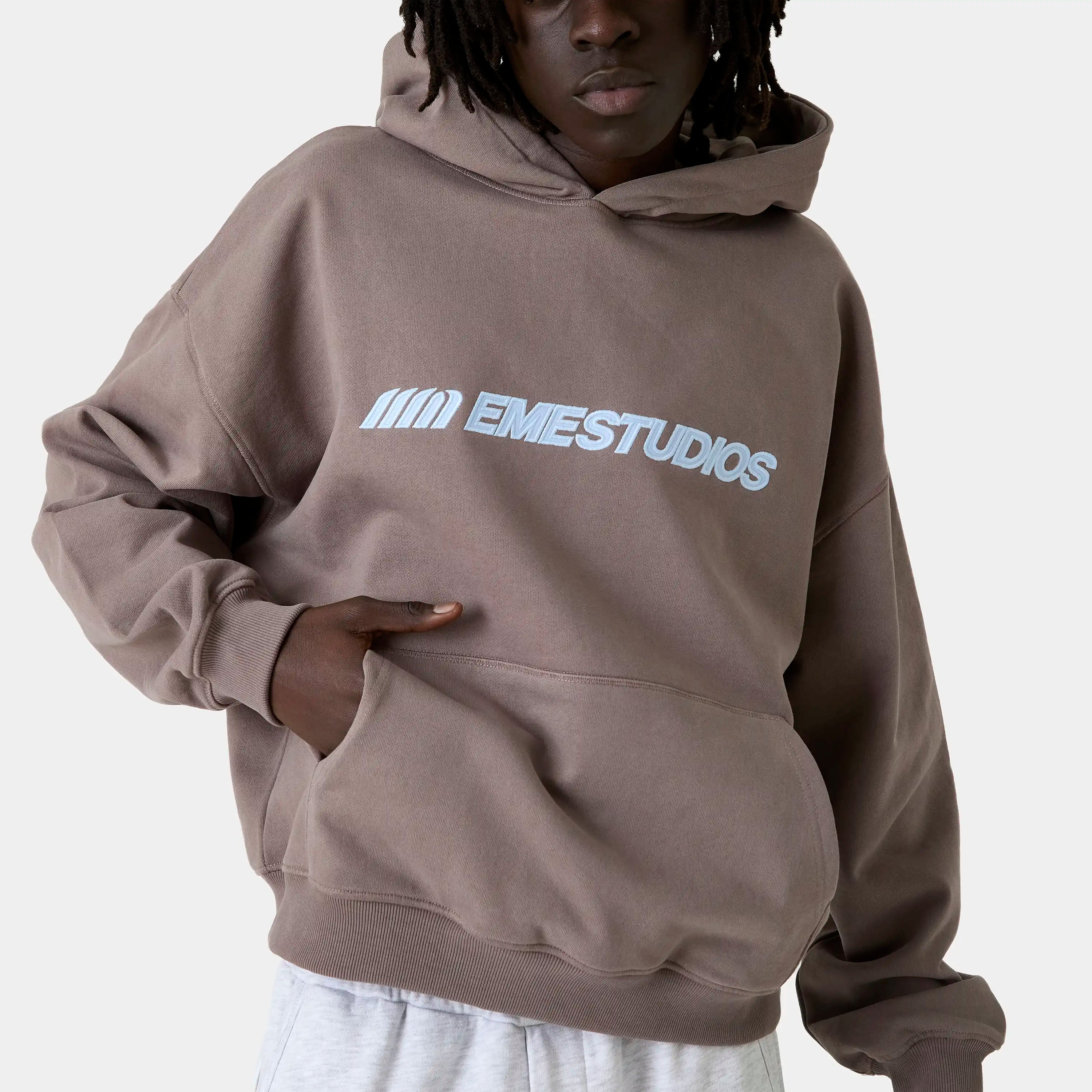 Metro Choco Oversized Hoodie Hoodies Eme Studios