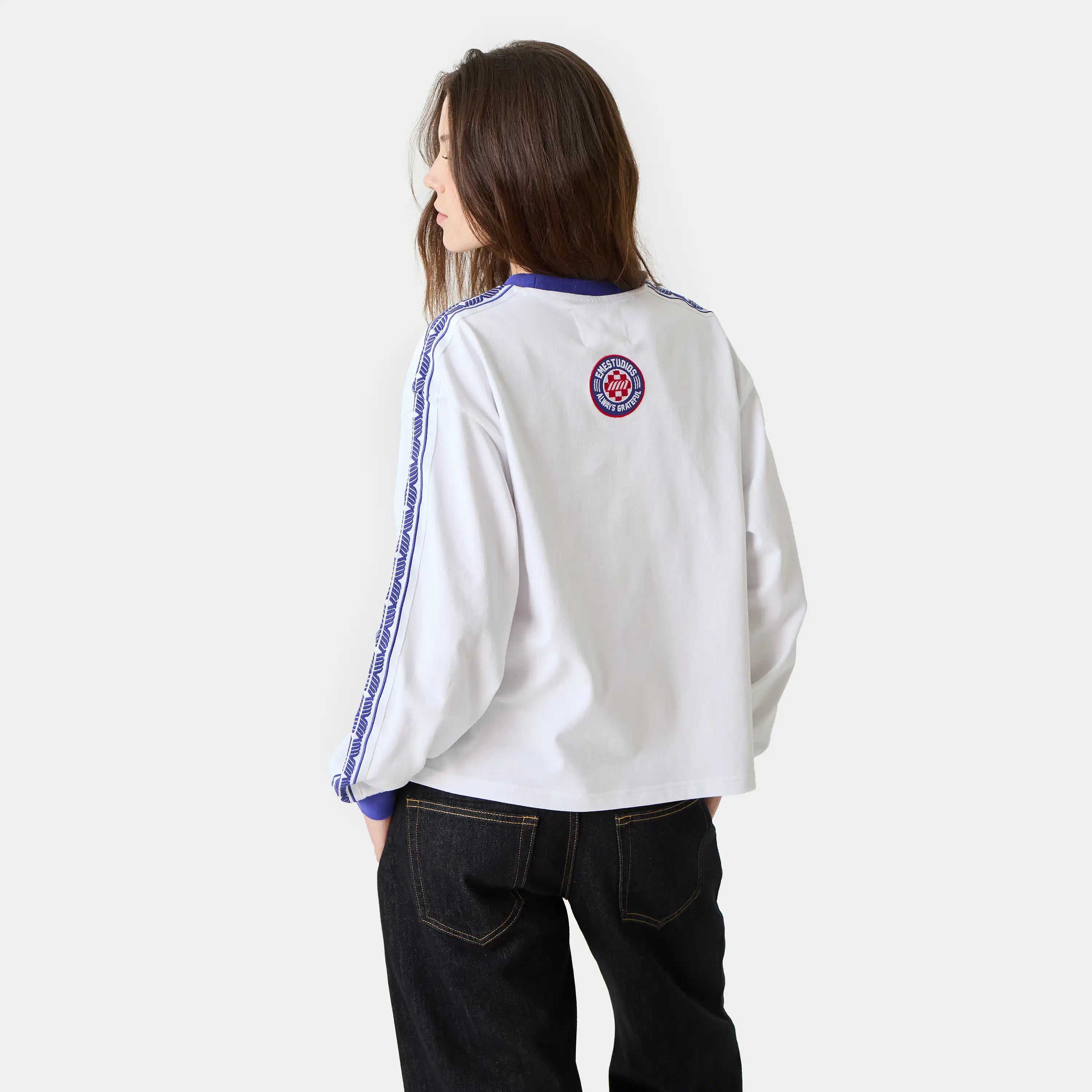 Team Pearl Oversized Long Sleeve T-shirts Eme Studios