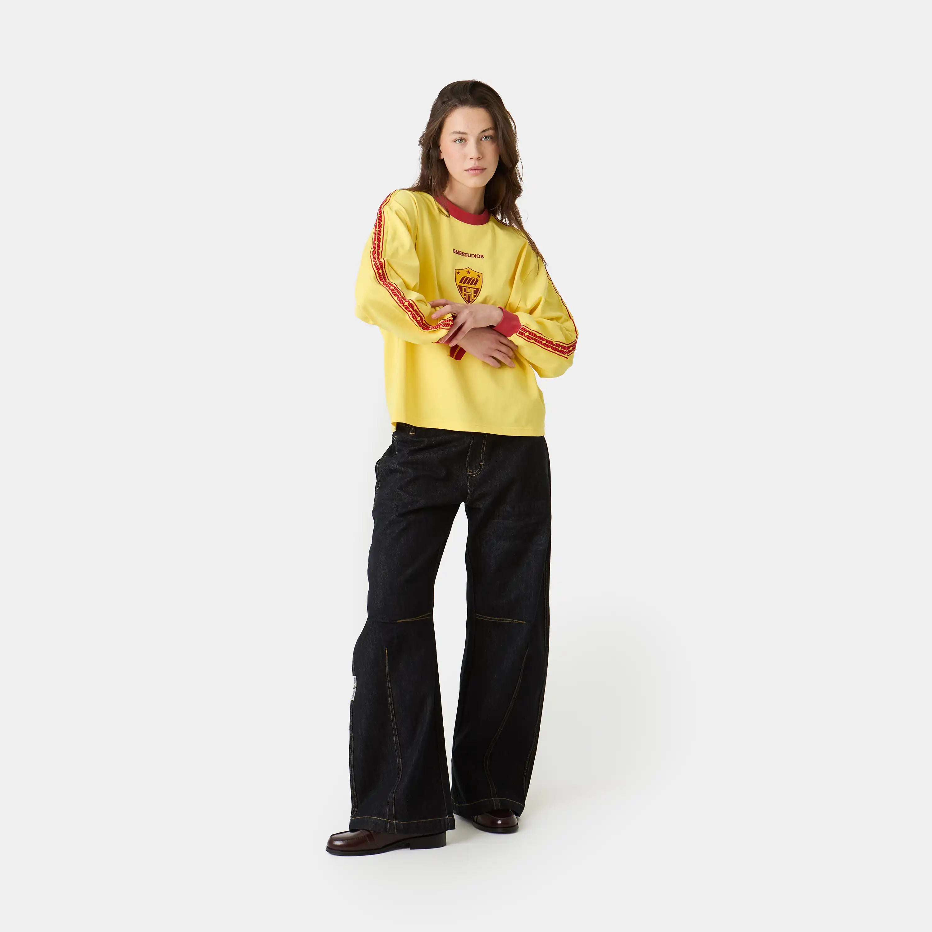 Team Lise Oversized Long Sleeve T-shirts Eme Studios