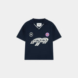 Score Navy Polo T-shirts Eme Studios