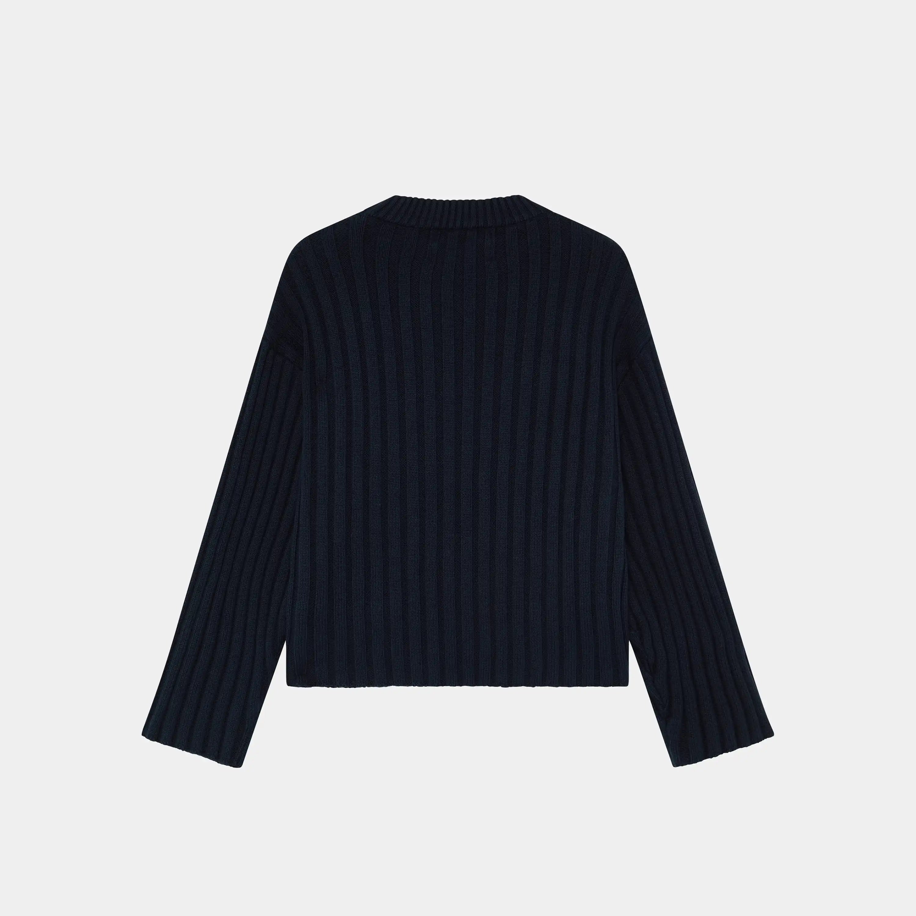 Tube Navy Knit Sweater Knitwear Eme Studios
