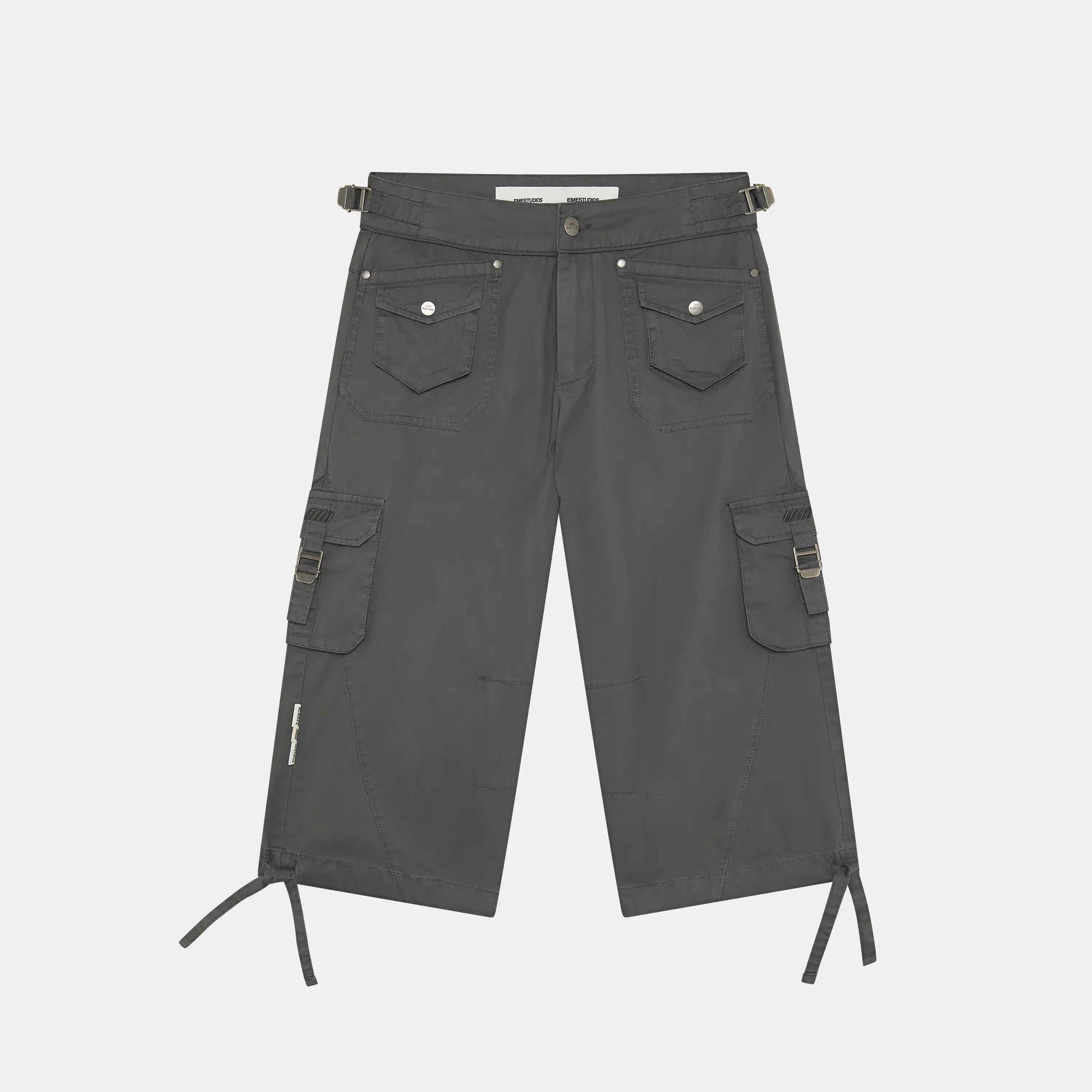 Bitter Grey Capri Pants