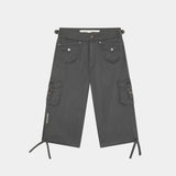 Bitter Grey Capri Pants Woman Pants Eme Studios