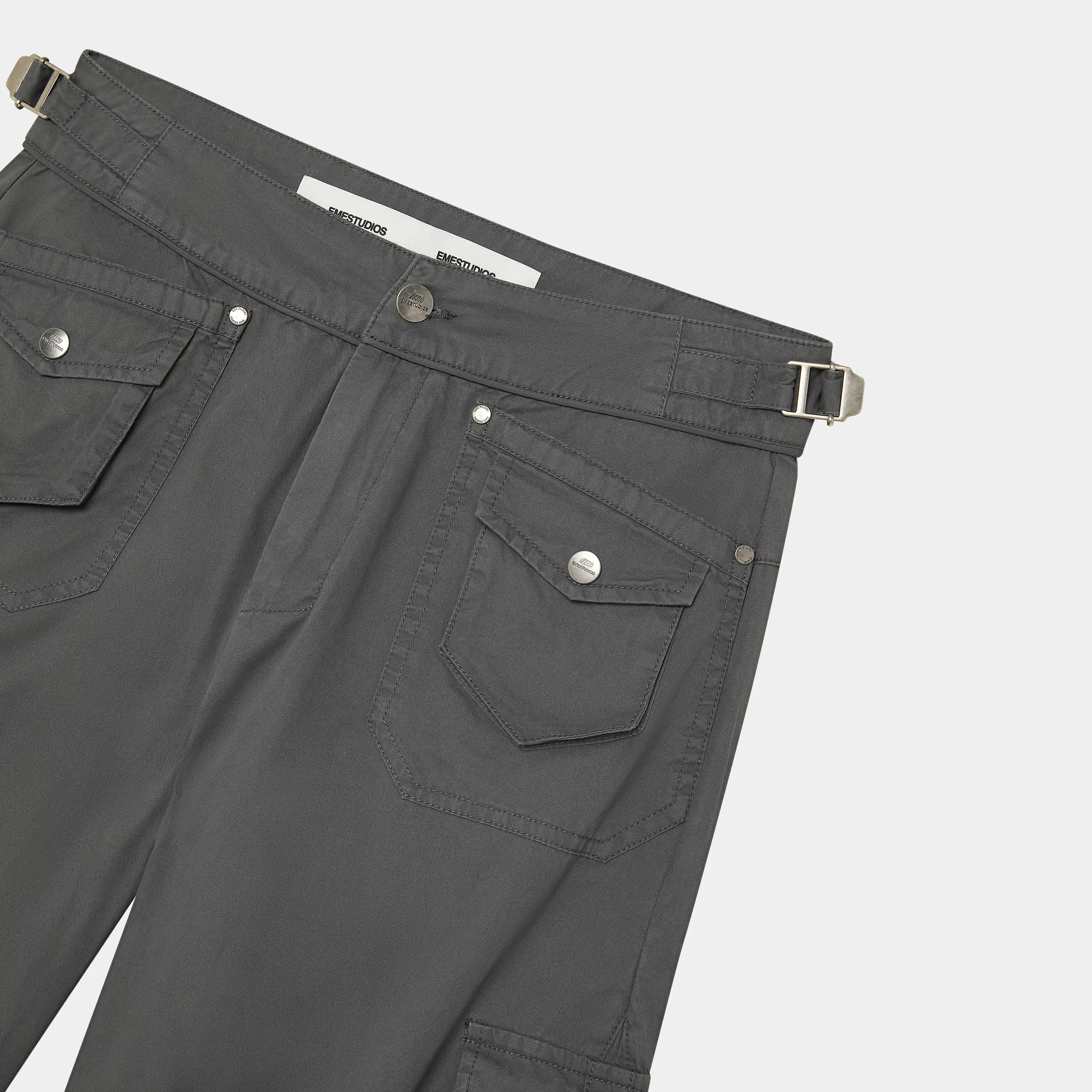 Bitter Grey Capri Pants Woman Pants Eme Studios