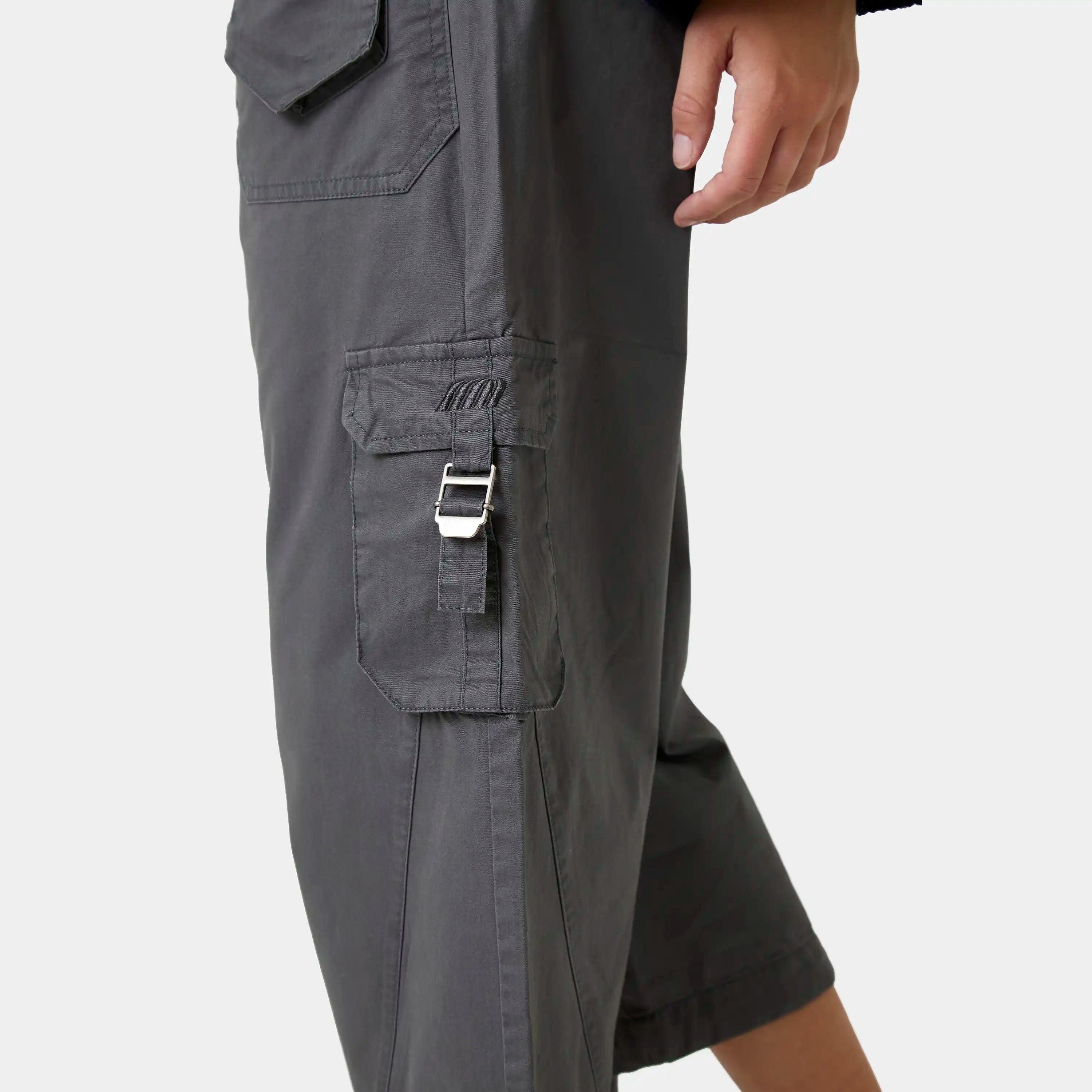 Bitter Grey Capri Pants Woman Pants Eme Studios
