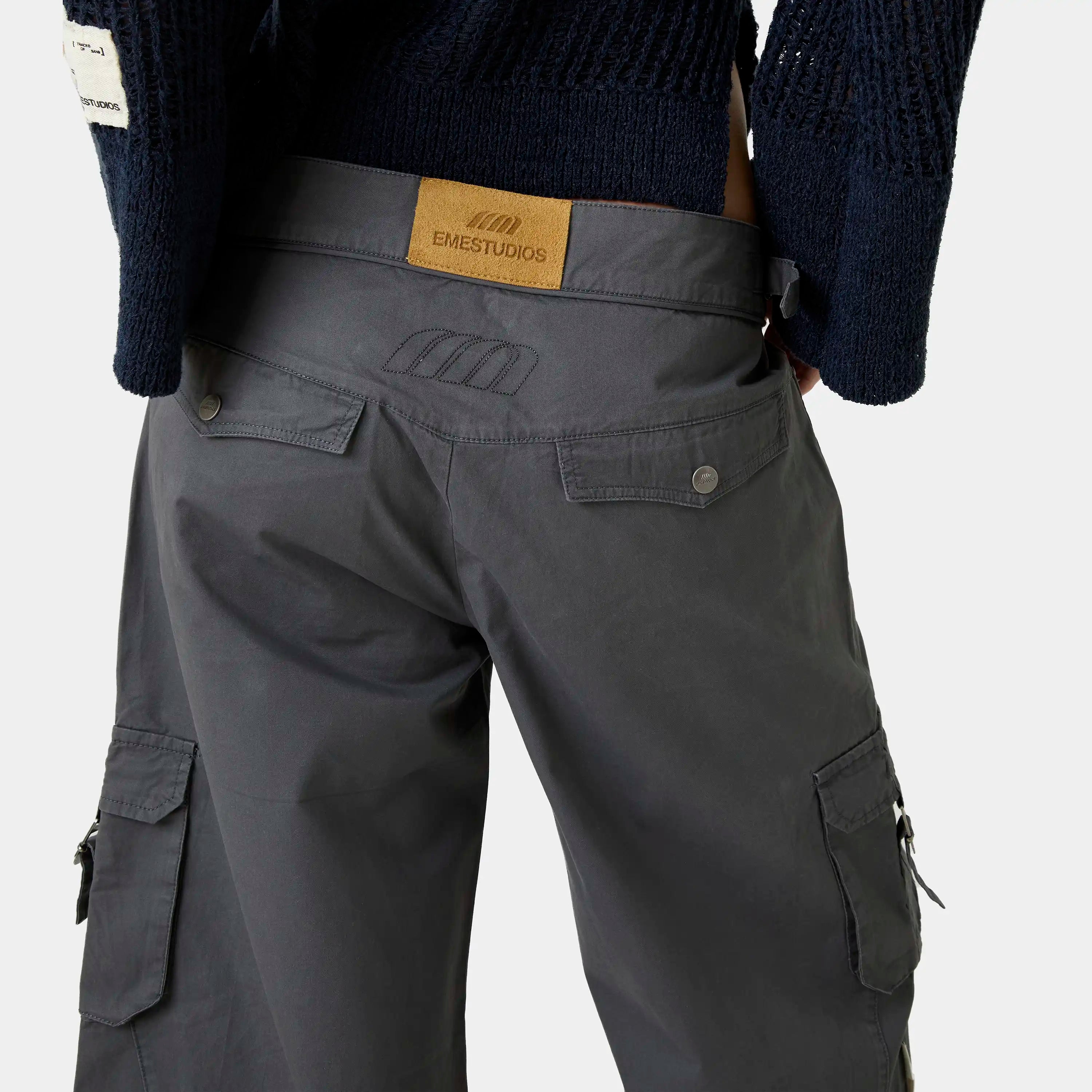 Bitter Grey Capri Pants Woman Pants Eme Studios