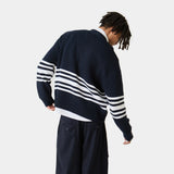 Pins Navy Cardigan Knitwear Eme Studios