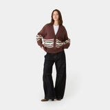 Pins Chocolate Cardigan Knitwear Eme Studios