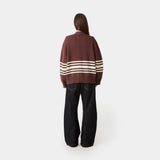 Pins Chocolate Cardigan Knitwear Eme Studios